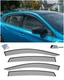 17-23 Subaru Impreza Hatchback 18-23 Crosstrek Dark Tinted Tape-On Window Visor