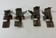 NOS Set Of 4 1957 - 1979 Corvette Spark Plug Heat Shield GM 3917664 3917663
