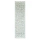 2'5"x8'4" Oyster Gray Oushak Design Hand Knotted Pure Wool Runner Rug R10258