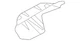 Genuine Nissan Exhaust Manifold Heat Shield 16590-JF00A
