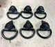 15-25 Ford Transit 150 250 350 Van OEM Black Cargo D-Hooks 3 Pair/Set of 6