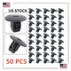 50X Black Fender Apron Grommet Nut Clips Fits Acura ILX MDX Honda CR-V Odyssey