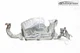 2012-2016 MERCEDES-BENZ E350 ENGINE RIGHT SIDE EXHAUST PIPE HEAT SHIELD OEM