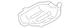 Genuine Subaru 1999-2005 Baja Forester Impreza Legacy Heat Shield 44131AE190