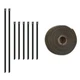Mishimoto MMTW-235 Exhaust Heat Wrap Kit Universal 2"x35' Roll w/ Ties