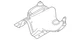Genuine Mazda Floor Pan Heat Shield DFR9-56-452