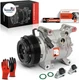 A/C Compressor with Clutch Compatible with Mazda 3 2014-2018, 3 Sport 2014-2018,