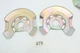 Porsche 911 F G Model Brake Dust Plates Splash Plates 91135208300