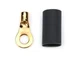 QUICKCAR RACING PRODUCTS Ring Terminal #8 for 14-16 Gauge Wire, Copper Pair with