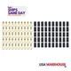 Quickcar 57-474-50, Set of 50 Natural Copper Ring Terminal 3/8In 8-10 Ga W/Heat 