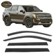 Fits 20-25 Kia Telluride Window Visors Rain Sun Guard Vent 4Pc Set