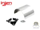 Injen Aluminum For Air Filter Heat Shield Universal Fits 3.50 In. Polished