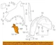 GM OEM 16-20 Envision Fender Fender Components-Splash Shield 23223346