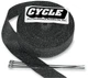 Cycle Performance Exhaust Pipe Wrap with Tie Wraps-2in. x 25ft.-Black-CPP/9042