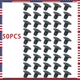 50 Pcs For Honda Acura Fender Apron Grommet Nut Clips 90682-SEA-003
