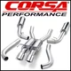 Corsa Sport 3" Cat-Back Exhaust System fits 1996-2002 Dodge Viper GTS 8.0L V10
