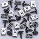 15 Sets T25 M5 Fender Liner Bumper Cover Splash Shield Screw U Nut Kit for VW