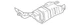Genuine Mitsubishi Floor Pan Heat Shield 5374A103