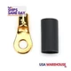 Quickcar 57-468, 2 Pack Natural Copper Ring Terminal #8 Fits 10-12 Ga W/Heat Shr