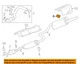 GM OEM 17-18 Sonic Exhaust Components-Muffler Pipe Insulator 42342262
