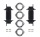 DETROIT SPEED ENGINEERING Door Jamb Wiring Boot Kit - Billet Trim- 010421DS