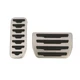 Genuine Jaguar 2018-2020 E-Pace SE Stainless Steel And Rubber Pedal Kit J9C2474