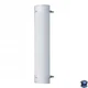 UNITED PACIFIC 48" TALL 180 DEGREE STAINLESS EXHAUST MUFFLER SHIELD - PLAIN