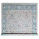 Hand Knotted Rug 12'x14'9" Light Pink Wool Ziegler Mahal Design Zero Pile 10424