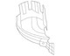 Genuine Nissan Catalytic Converter Heat Shield 20851-JN00A