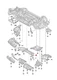 Genuine Connecting Strut For Floor Plate Rear AUDI 8K0803183C
