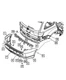 Genuine Mopar Exhaust Shield Left 68149263AB
