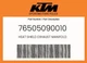 KTM Genuine Heat Shield Exhaust Manifold - 76505090010