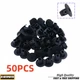 50x Black Fender Apron Grommet Nut Clips For 90682-SEA-003 963572D Honda Acura