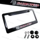1pc MS MAZDASPEED ABS License Plate Frame with Cap For Mazda 3 6 Miata RX7 RX8