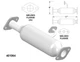 Catalytic Converter for 1984-1985 Mazda RX-7