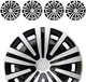 for Ford Transit 150 250 350 Cargo Wagon Van 16" Black Wheel Covers Rim Hub Caps