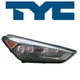 TYC Right Headlight Assembly for 2016-2018 Hyundai Tucson Electrical jr