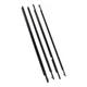 4x Window Weatherstrip Sweep Belt Outer Molding for Scion xB 08-2015 75710-12820