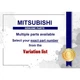 Genuine Mitsubishi Cover Exhaust Manifold Lh - Part No. MD147572 (MD14-7572)