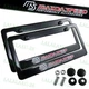 ABS License Plate Frame 2pc with Cap For Mazda 3 6 Miata RX7 RX8 MS MAZDASPEED