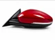 Jaguar F-Type X152 Lci 2013-2018 Left Passenger Wing Mirror Red OEM 8-Pin Manual