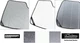 Premier CoverCraft Folding Sun Shade for Mitsubishi - Windshield Heat Shield 