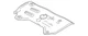 Genuine Mazda Exhaust Muffler Heat Shield BDMT-56-451C