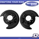 For Impreza 2014 2015-2018 Forester Crosstrek Rear LH&RH Brake Dust Shields 2Pcs