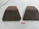 2010-2019 Jaguar Xj X351 OEM Rear FOOTRESTS carpet Floormat Truffel /Cashew