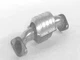 Catalytic Converter-Exact-Fit Davico 13045 fits 86-91 Mazda RX-7 1.3L-R2