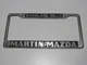 Vintage Martin Mazda Woodland Hills CA Metal License Plate Frame Tag Cover RX-7