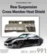 Genuine Porsche 991 911 Rear Suspension Cross Member Heat Shield 00004330476 (L)