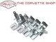 C1 C2 C3 Corvette Spark Plug Heat Shield 4pc Set  Small Blocks 1957-79 X2582