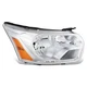 Fit 15-23 Ford Transit 150 250 350 Right Side Headlight Lamp w/Chrome Housing